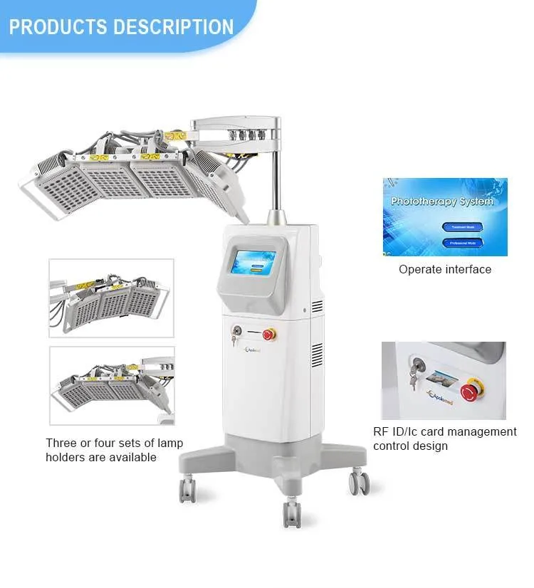 PDT Therapy Machine Photodynamic Therapy Medical Aesthetic Machine in High Efficiency