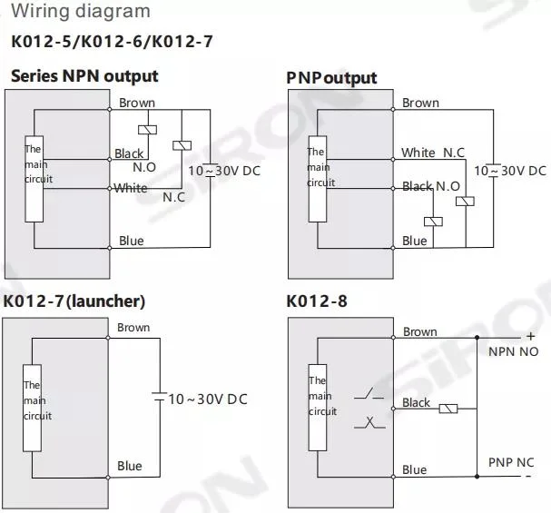 Siron K012-5 Factory Price Specular Reflection Type Sensing Distance 2m NPN/PNP Infrared LED Photoelectric Sensor