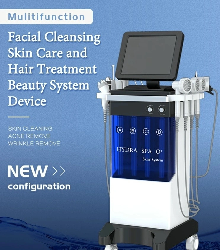 14 in 1 Water Dermabrasion PDT Therapy Cold Hammer SPA Machine/Hydro Aqua Oxygen Hydra Facial Machine